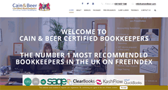 Desktop Screenshot of cainandbeer.com